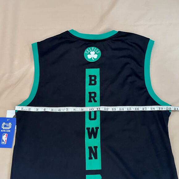 Boston Celtics Mens Medium Ultra Game NBA Jersey Brown #7 Muscle Tank Black New - Picture 8 of 16